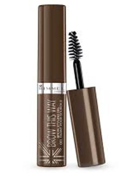 Rimmel Brow This Way Styling Gel With Argan Oil 002 Medium Brown Rimmel Brow This Way Styling Gel With Argan Oil 002 Medium Brown