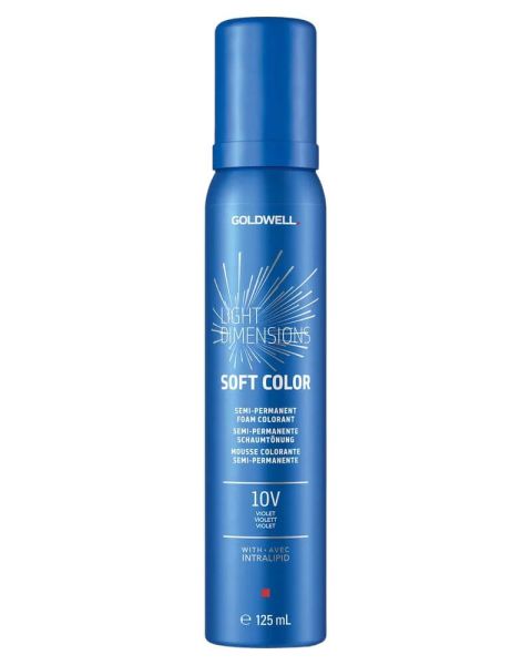 Goldwell Soft Color 10V Pastel Violet Blonde (semi‑permanent color mousse) Goldwell Soft Color 10V Pastel Violet Blonde (semi‑permanent color mousse)