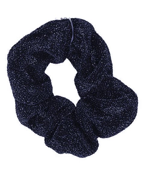 Eleganza Haar Gummi Blau Glitter
