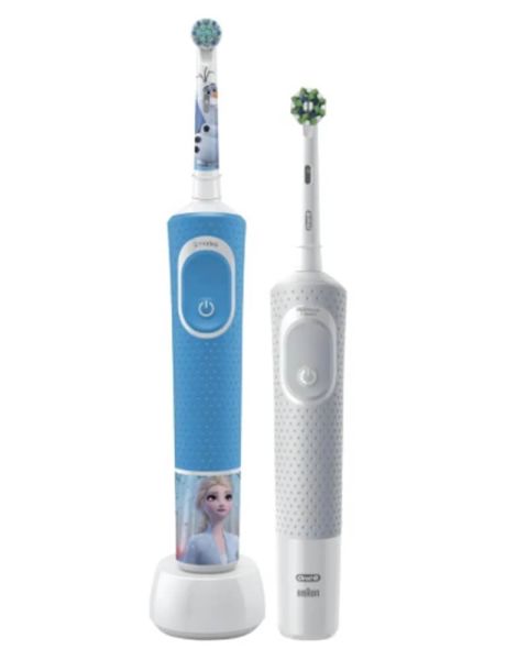 Oral-B Eltandbørste Kids Family Edition 2-pack Frozen Oral-B Eltandbørste Kids Family Edition 2-pack Frozen