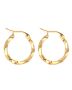 Everneed Tilla Twist - Große Gold Hoop 