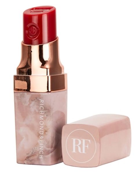 Richmond & Finch Lipstick Powerbank Til Iphone Og Android - Pink Marble